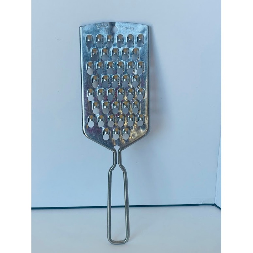 Vintage Foley Stainless Steel Handheld Cheese Grater Slicer Kitchen Tool Decor